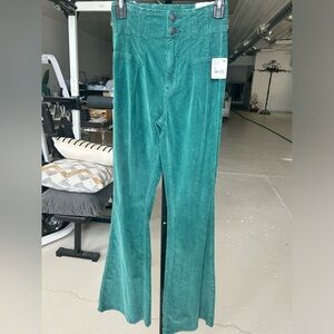 Jayde Cord High Rise Flare